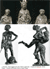 1 Donatello, Altare maggiore del Santo, Padova, particolare. 2 Andrea del Verrocchio, David, Firenze. 3 Antonio del Pollaiolo, Ercole e Anteo, Firenze