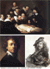Rembrandt, La lezione di anatomia, l’Aja;  Autoritratto, l’Aja; Autoritratto,  Amsterdam